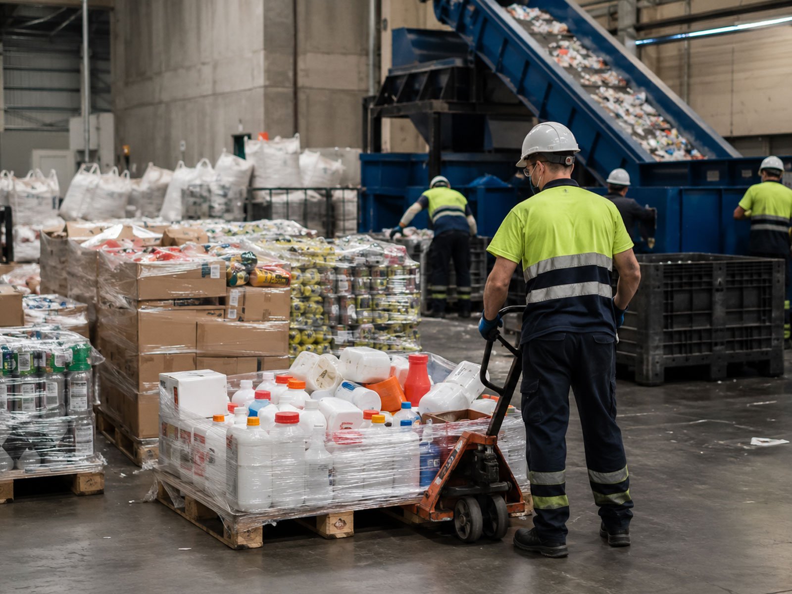 Planta de tratamiento y clasificación de residuos industriales en Zaragoza